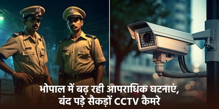 भोपाल में बिगड़ती सुरक्षा: बढ़ती वारदातें, बंद पड़े CCTV कैमरे, सड़क हादसों और चोरी के मामलों में इजाफा